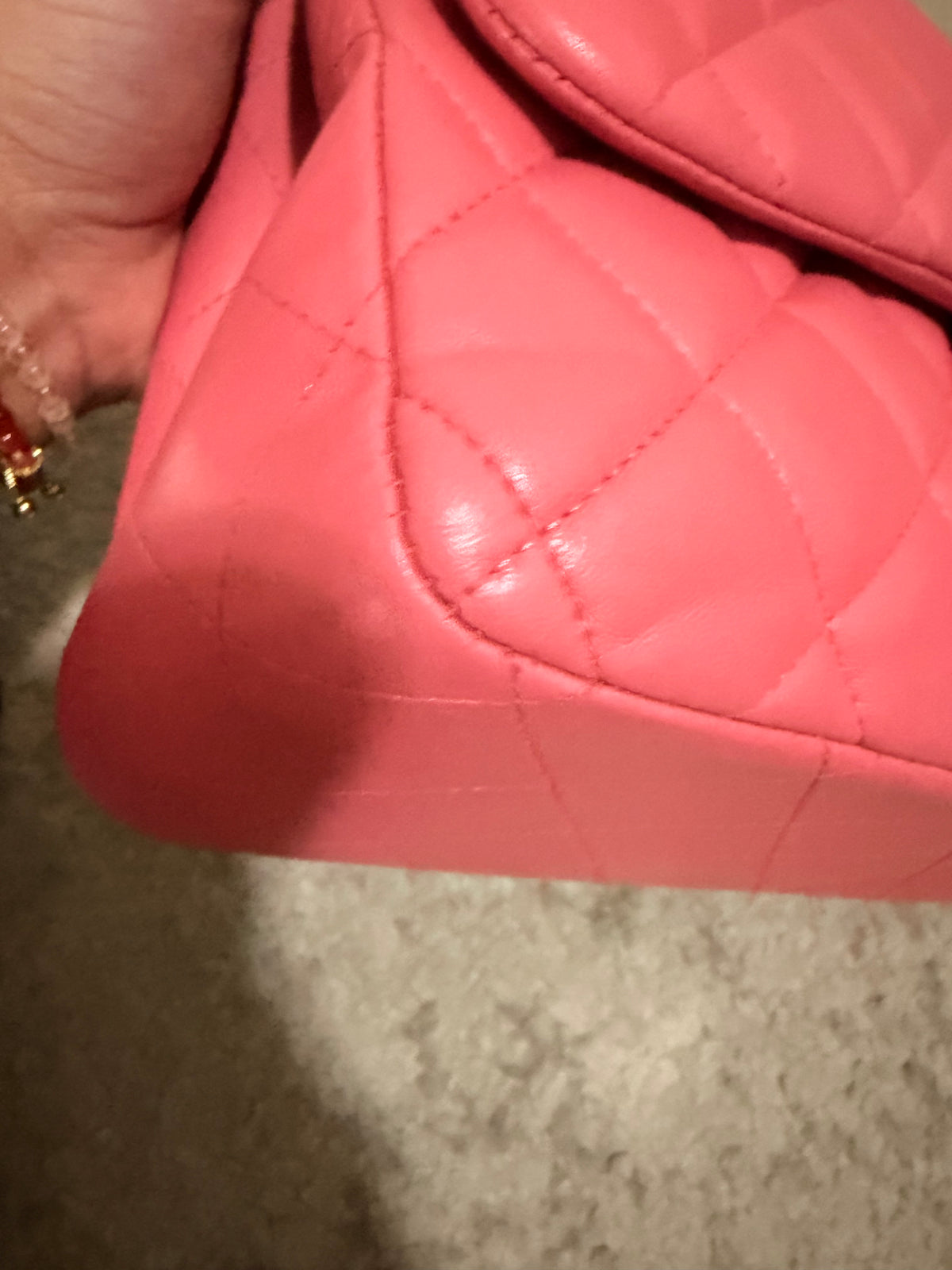 Chanel lamsbkin classic double flap