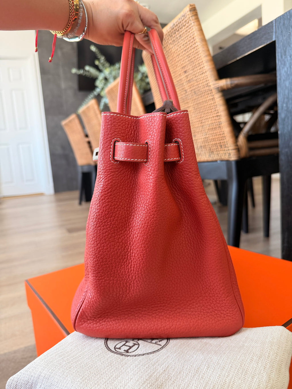 Hermes Birkin 35 togo bicolor