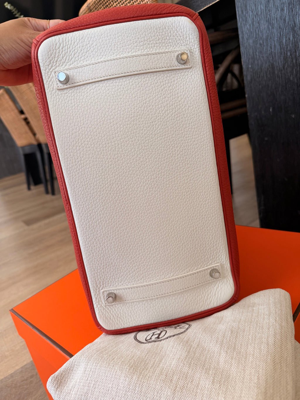 Hermes Birkin 35 togo bicolor