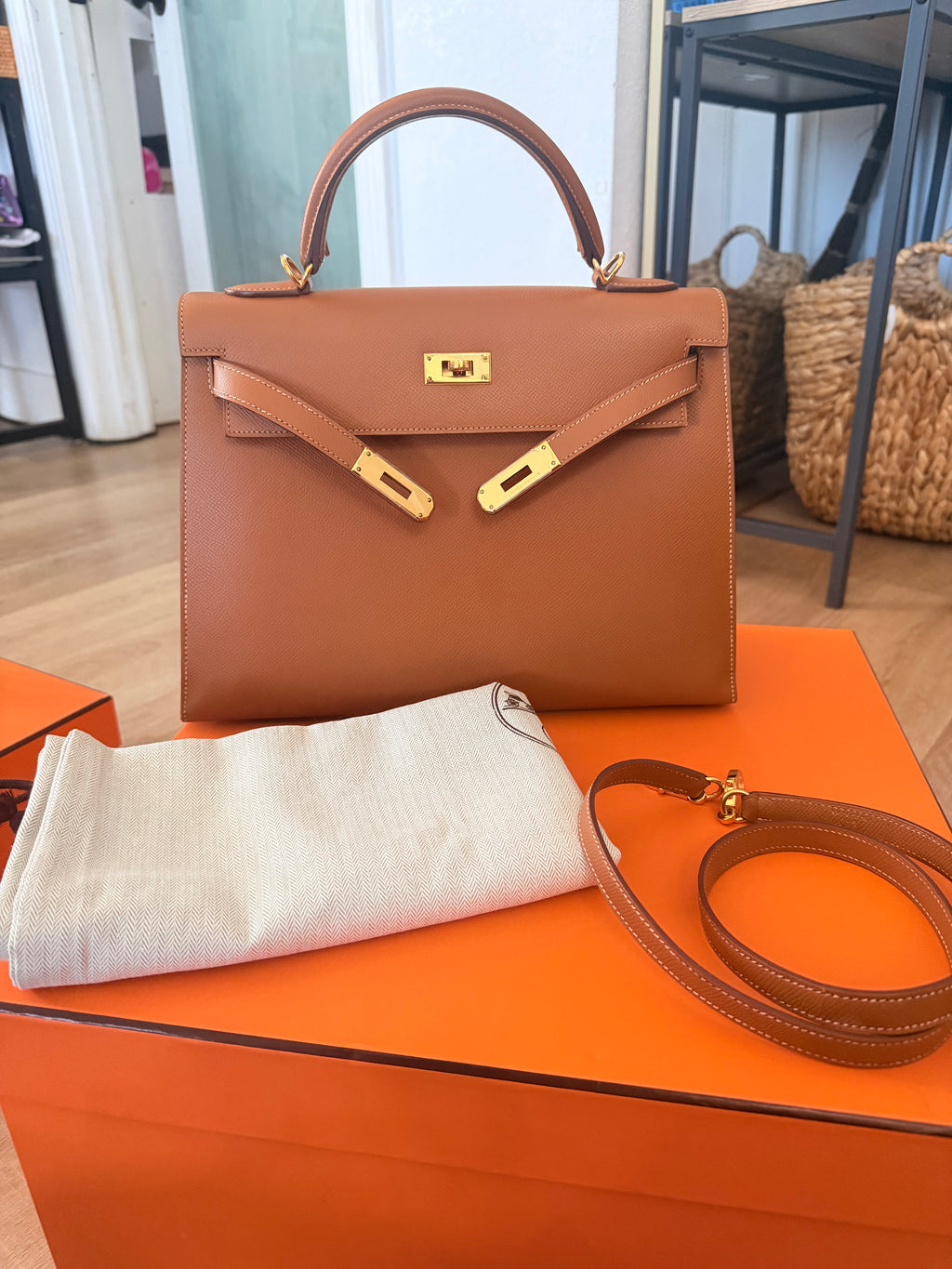 Hermes Kelly 32 epsom