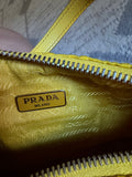 Prada Tessuto Gaufre Re Edition Shoulder Bag yellow