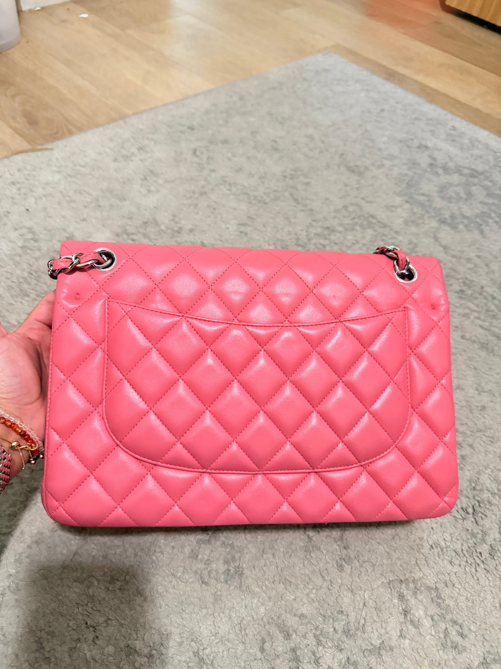 Chanel lamsbkin classic double flap