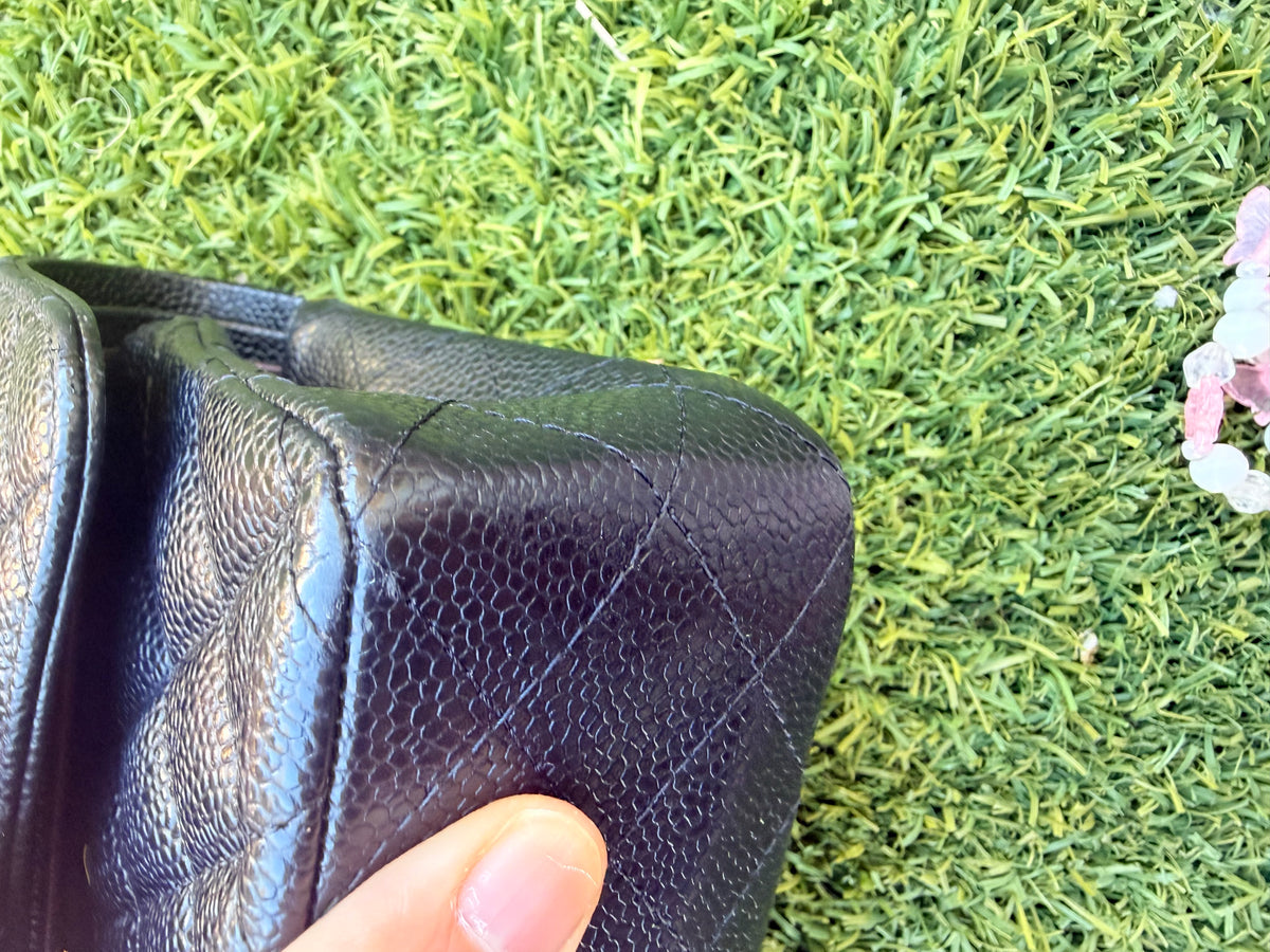 Chanel double flap caviar SMALL
