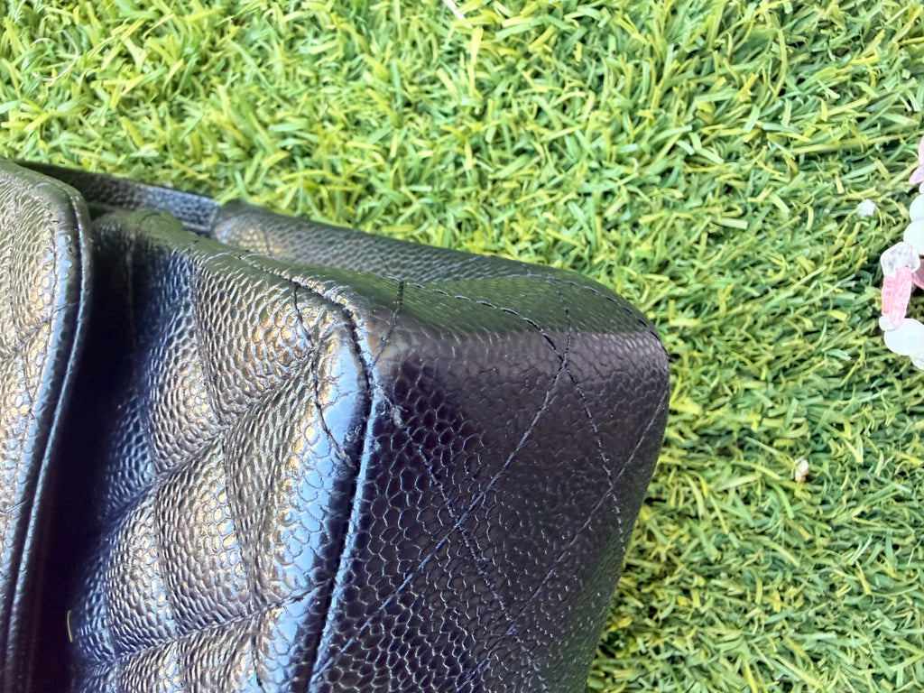 Chanel double flap caviar SMALL