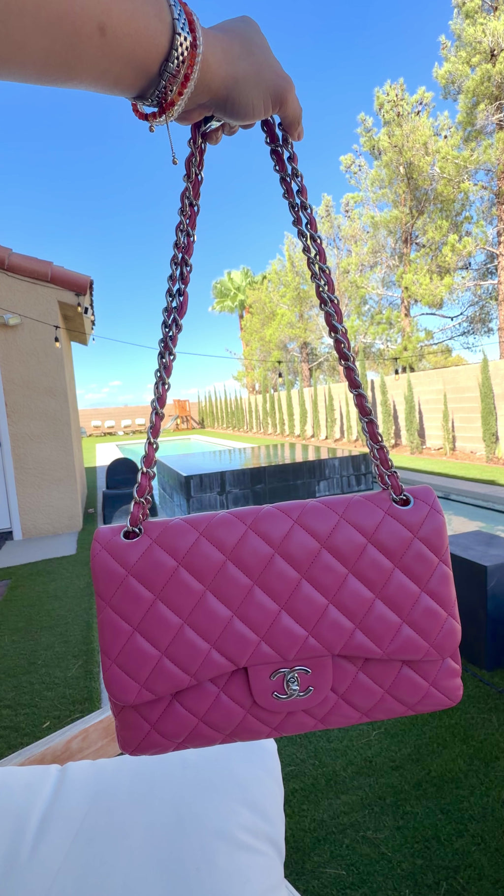 Chanel lamsbkin classic double flap